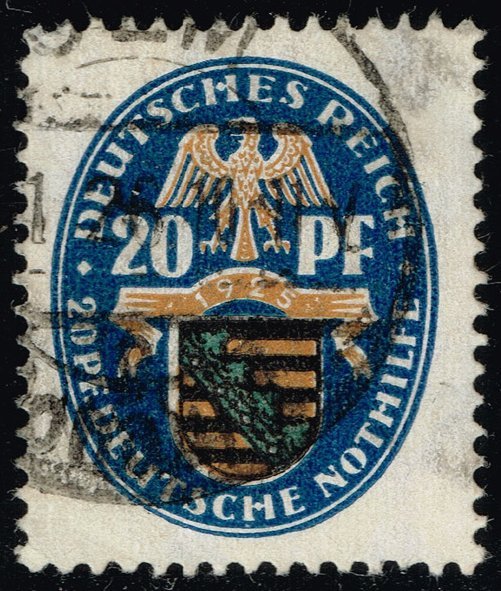 Germany #B14 Arms of Saxony; Used (2Stars)