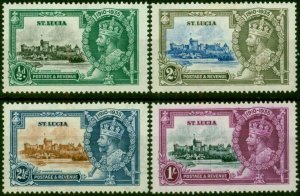 St Lucia 1935 Jubilee Set of 4 SG109-112 Good MM