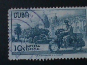 ​CUBA-1927-SC#E6- SPECIAL DELIVERY-USED-VERY FINE-97 YEARS OLD STAMP-LAST ONE