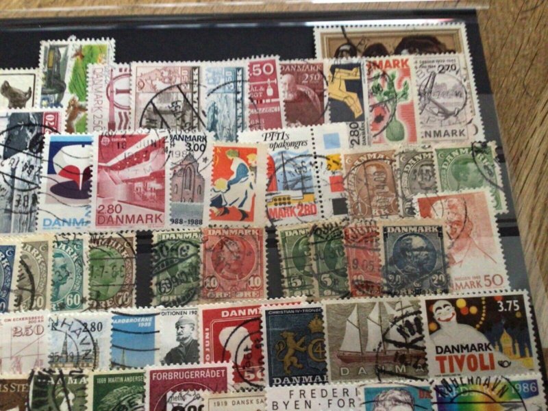 Denmark mounted mint or used stamps  A12364