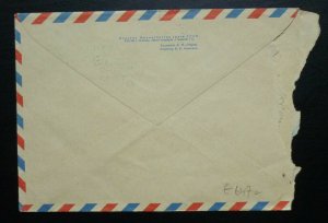 Russia 1965 SSSR Cover Sent from Moscow to Serbia Yugoslavia - Airmail BS3