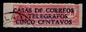 Ecuador - #RA45 Tobacco Stamp Surcharged - Used