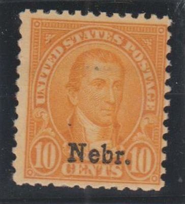 U.S. Scott #679 Monroe - Nebraska Overprint Stamp - Mint NH Single