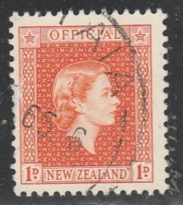 New Zélande   O100   (O)   1954   Official stamp