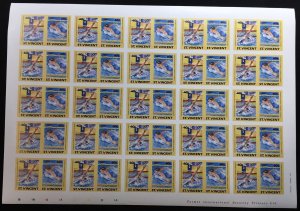 ST VINCENT Sport Cycling Olympics Sheets x 8 MNH (400 Stamps) BLK17