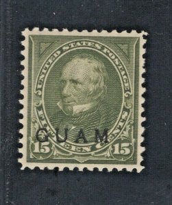 Guam #10 Mint XF Gem OG VLH  (JH 12/16) GP