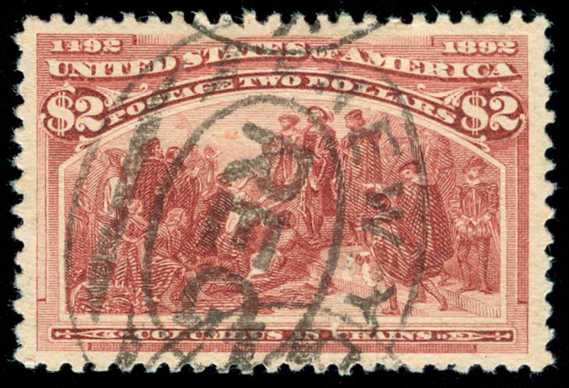 momen: US Stamps #242 Used PSE Cert SUPERB