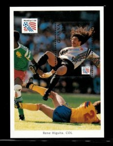 Guyana 1993 - Pre World Cup - Souvenir Stamp Sheet - Scott#2724 - MNH