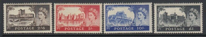 Great Britain, Scott 309-312 (SG 536-539), MHR