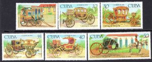 CUBA 1994 - Carriages - MNH Set