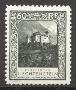 Liechtenstein, 1930 Landscapes, 60 Rp. Mi. 103 A, perfed 10.5, MLH