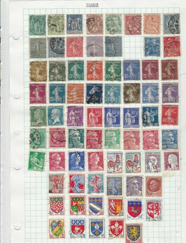 france stamps ref 12051