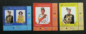 *FREE SHIP Installation OF 14th Agong Malaysia 2012 Royal (stamp color) MNH #3