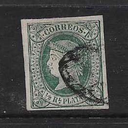 CUBA STAMP VFU 1/2 R. PLATA F. CORREOS #AGOB1