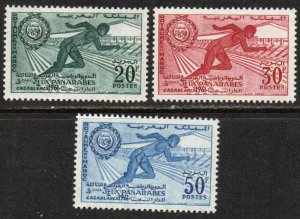 Morocco Sc #53-55 Mint Hinged