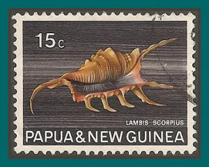 Papua New Guinea 1968 Scorpion Conch, used  272,SG144