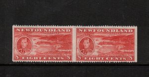 Newfoundland #236c Very Fine Never Hinged Imperf Pair **With Certificate**