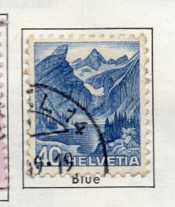 Switzerland Helvetia 1934-48 Early Issue Fine Used 40c. NW-168701