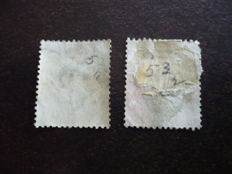 Stamps - Cape of Good Hope - Scott# 59-60 - Used Partial Set of 2 Stamps