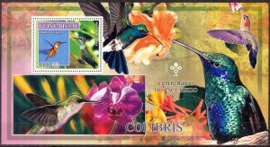 Guinea Bissau 2007 Birds Hummingbirds S/S MNH