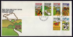 New Zealand 660-665 U/A FDC