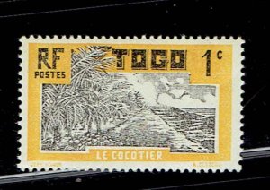 TOGO SCOTT#216 1924 1c COCONUT PLANTATION - MNH