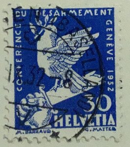 AlexStamps SWITZERLAND #213 VF Used 