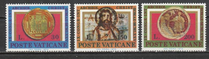 Vatican  1975  Scott No. 579-81  (N**)  Complet