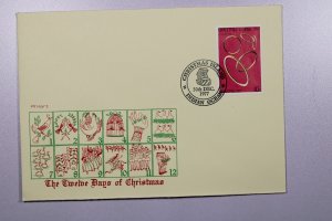 Christmas Island 1977 - Five gold rings - Christmas Cover - F71806