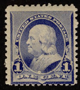 US #219 SCV $65.00 VF mint never hinged, good color,  very fresh   SCV $65.00