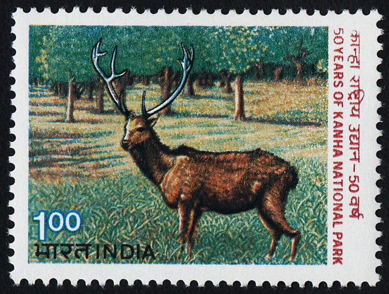 India 1019 MNH Deer, Kanha National Park