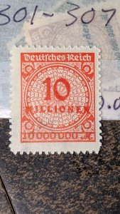Germany # 301-307 mh