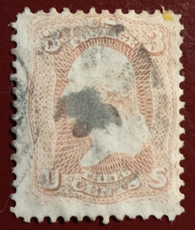 US Scott #65 Used Rose Shade VF