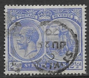 St Kitts  28   1920   2 1/2 d  fine used