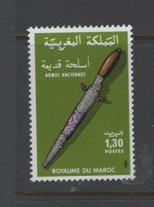 Morocco #493 (1981 Ceremonial Dagger issue) VFMNH CV $0.95