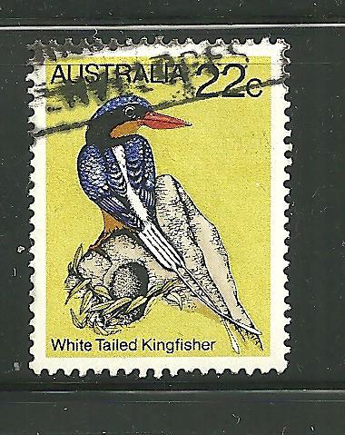 Australia 733 Postally used White Tailed Kingfisher