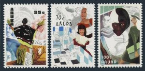 Aruba 67-69,MNH.Michel 89-91. Style of inscriptions varies,1991.