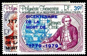 FRENCH POLYNESIA C166-67  Mint (ID # 40916)
