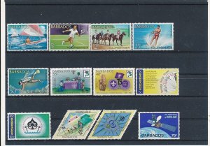 D394914 Barbados Nice selection of MNH stamps