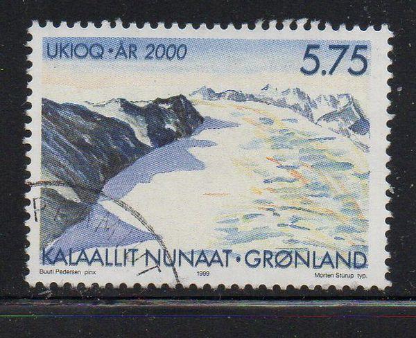 Greenland Sc 357 1999 Millennium stamp used