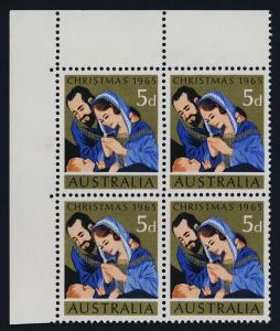 Australia 383 TL Block MNH Christmas, Nativity