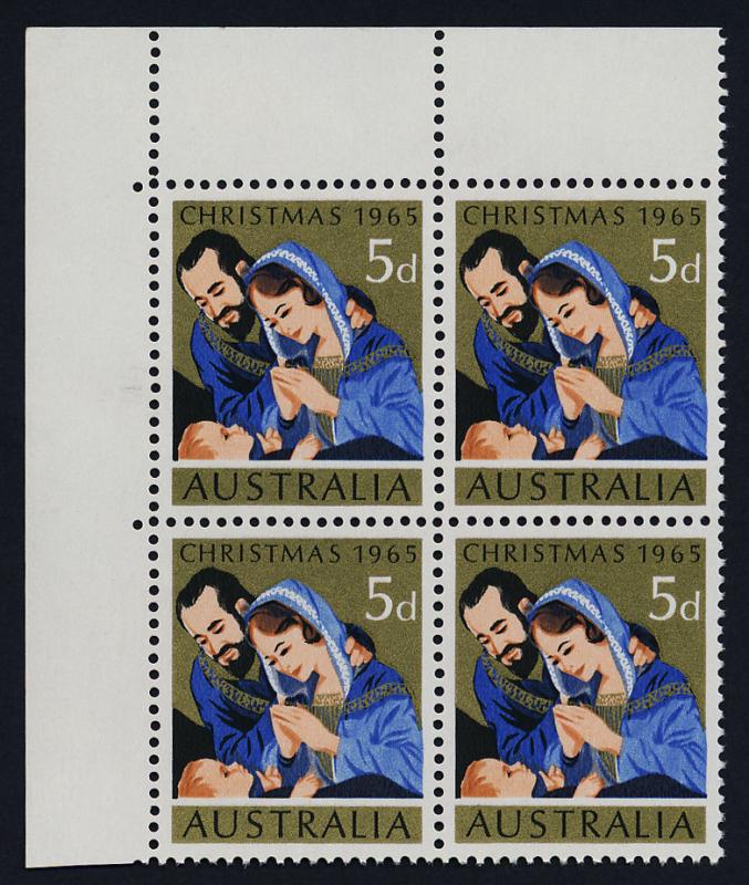 Australia 383 TL Block MNH Christmas, Nativity