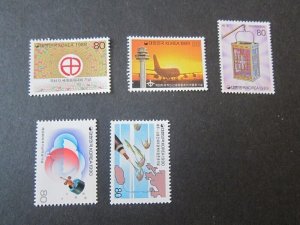 Korea 1989 Sc 1567,8,9,72,74 set MNH