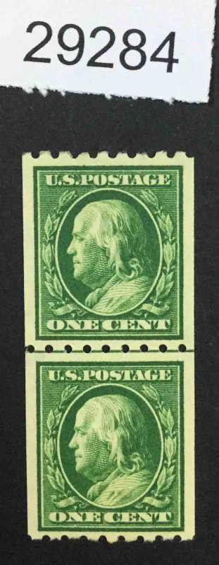 US STAMPS #390 LINE PAIR MINT OG H/NH LOT #29284