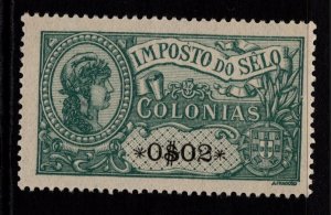 Angola 1917 2c Revenue Mint NH P15x14 - S35458