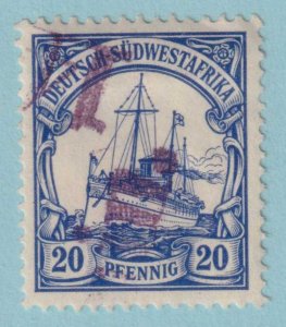 GERMAN EAST AFRICA 29 USED INTERESTING VIOLET CANCEL NO FAULTS VERY FINE !  AMV