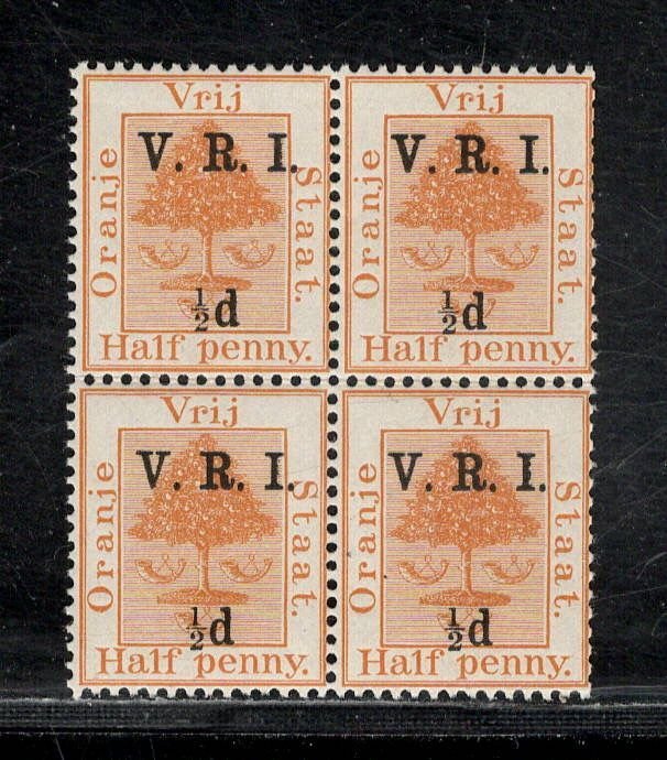 ORANGE RIVER COLONY  SC# 44 B/4 FVF/MNH