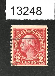 MOMEN: US STAMPS  # 599 USED LOT #13248