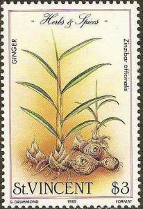 St. Vincent - #832 -MNH- 1985 - Herbs - $3 - SCV-1.00