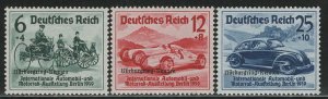 Germany Reich Scott # B141 - B143, mint nh